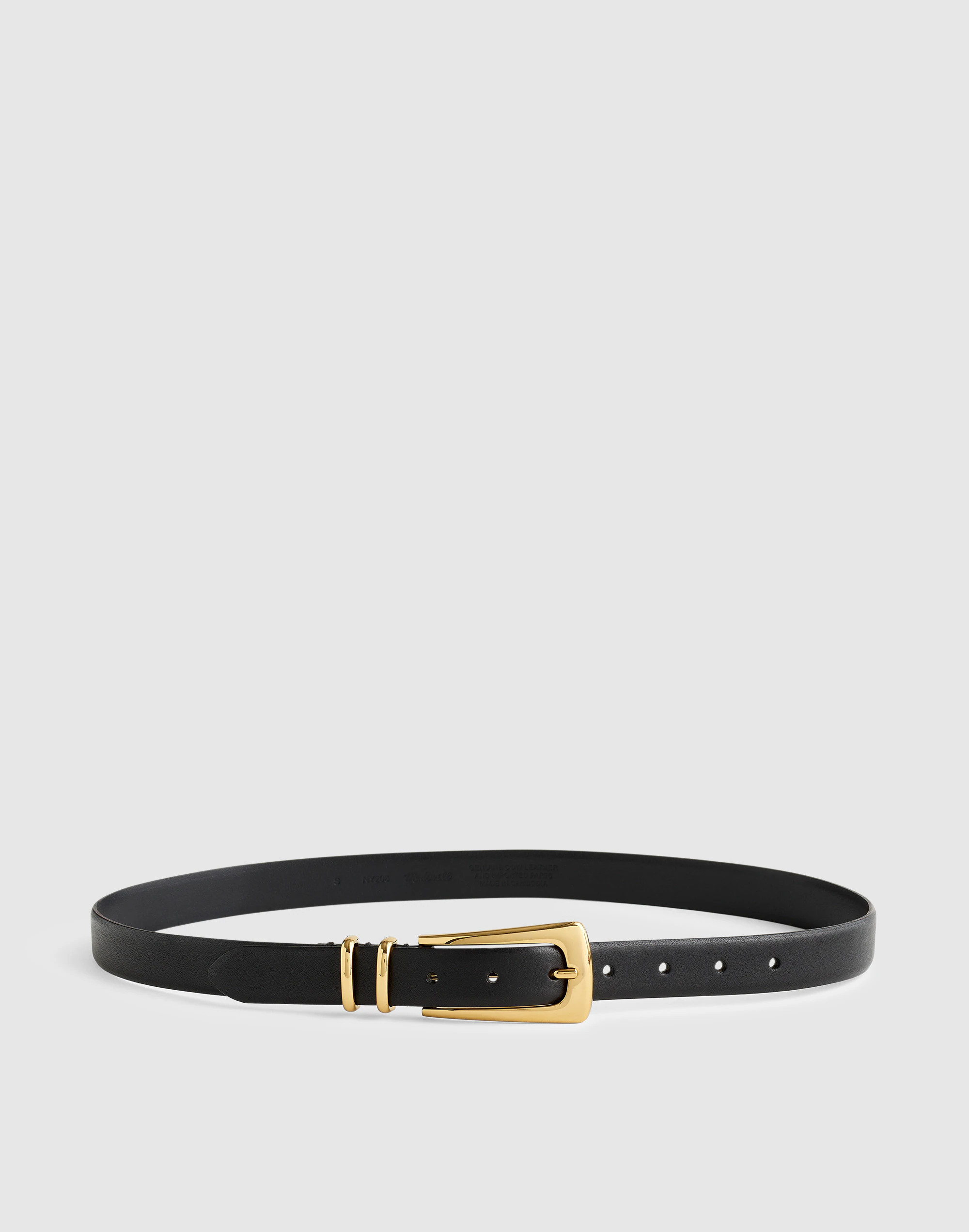 Elongated-Buckle Belt in Suede | Madewell