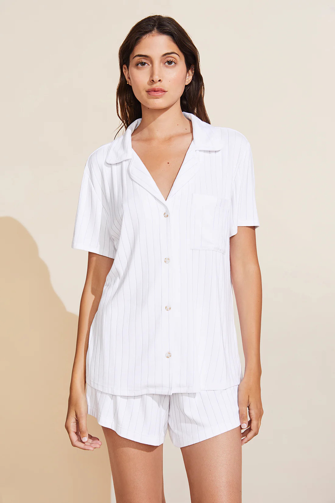 Gisele TENCEL™ Modal Rib Relaxed Short PJ Set | Eberjey