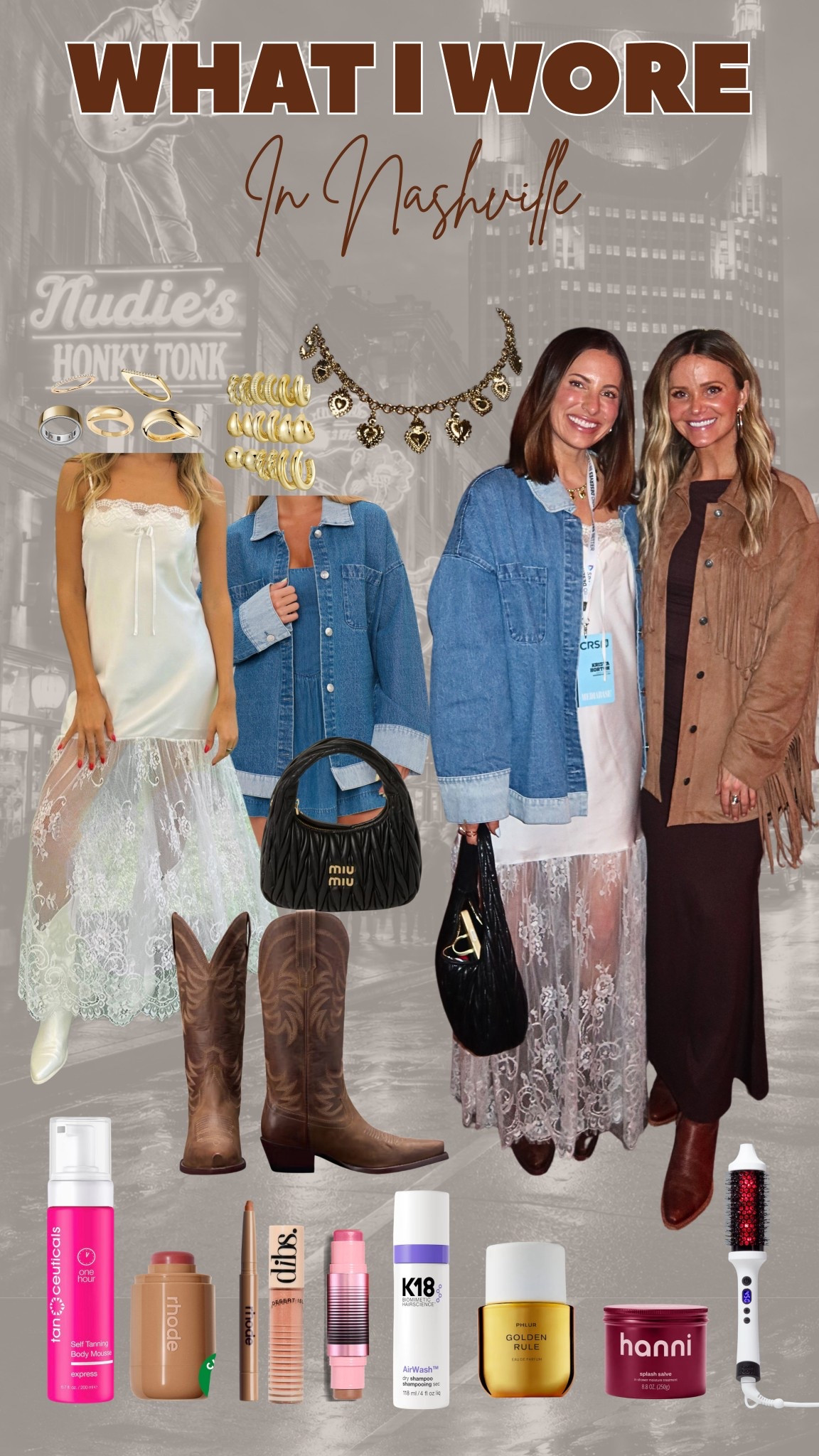 What I wore in Nashville!!!

#LTKootd #LTKFestival #LTKgrwm