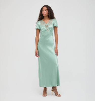 The Oakley Dress -  Grosvenor Green Grosvenor Green / XXXS | Hill House Home US
