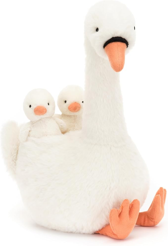 Jellycat Featherful Swan Stuffed Animal, 15.5 inches | Bird Plush Toy | Classic Children's Gift | Amazon (US)