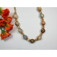 Agate & Crystal Necklace | N236 | Etsy (US)