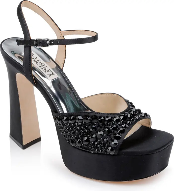 Badgley Mischka Collection Bryleigh Ankle Strap Platform Sandal (Women) | Nordstrom | Nordstrom