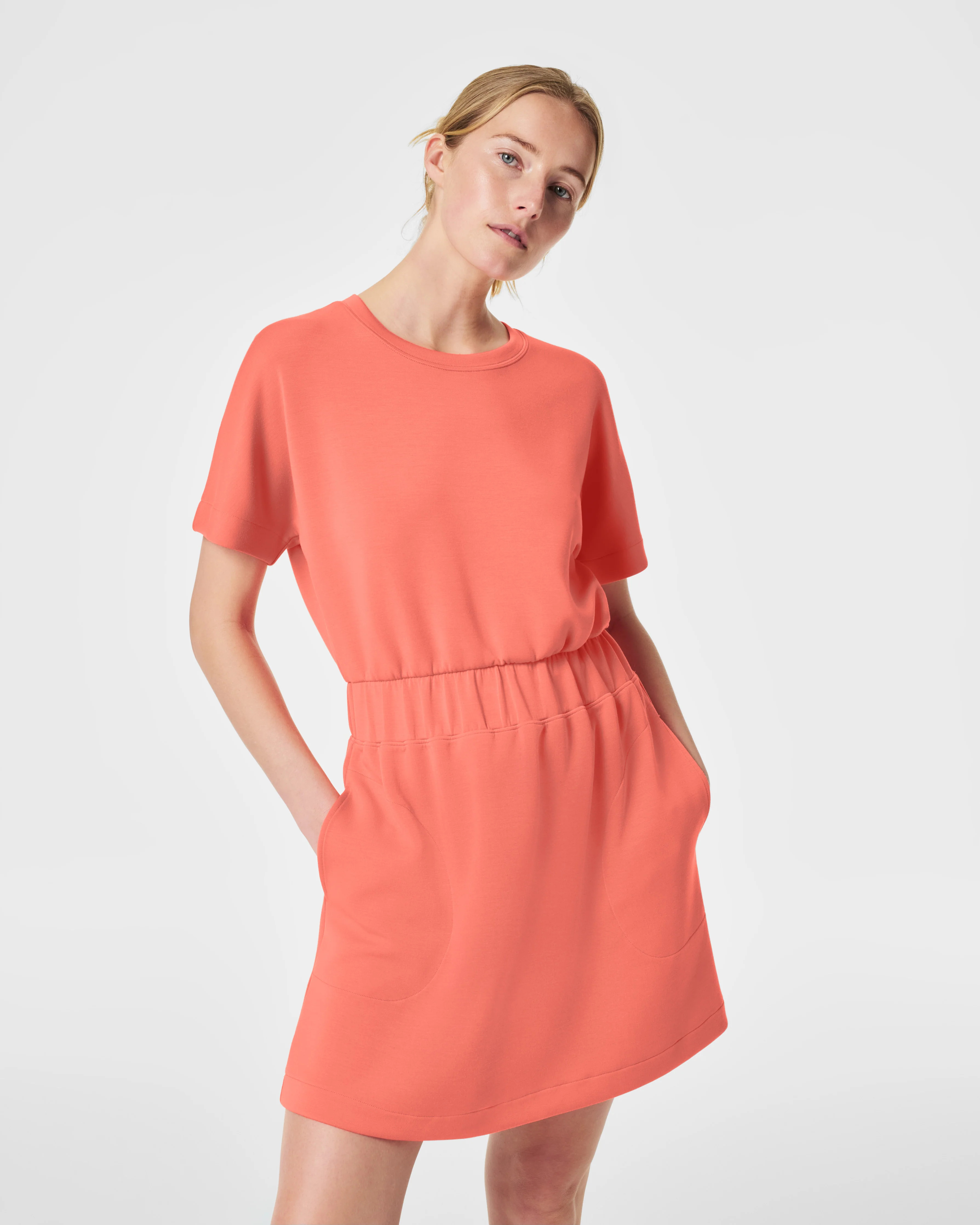 AirEssentials Cinched T-Shirt Dress | Spanx