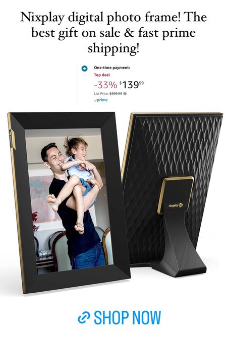 Nixplay digital photo frame on sale with fast shipping from Amazon! Get it in time for the holidays! 

#LTKsalealert #LTKfamily #LTKGiftGuide