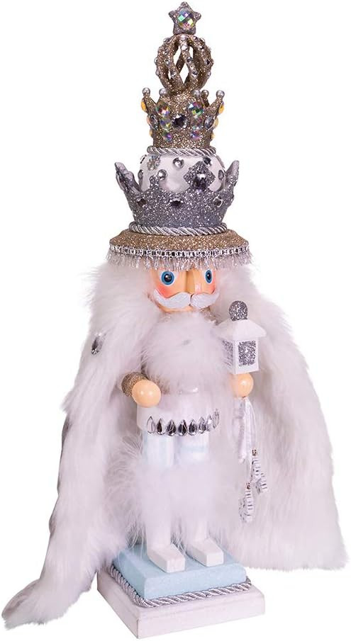 Kurt S. Adler 18-Inch Hollywood White Fur King Nutcracker, Multi | Amazon (US)