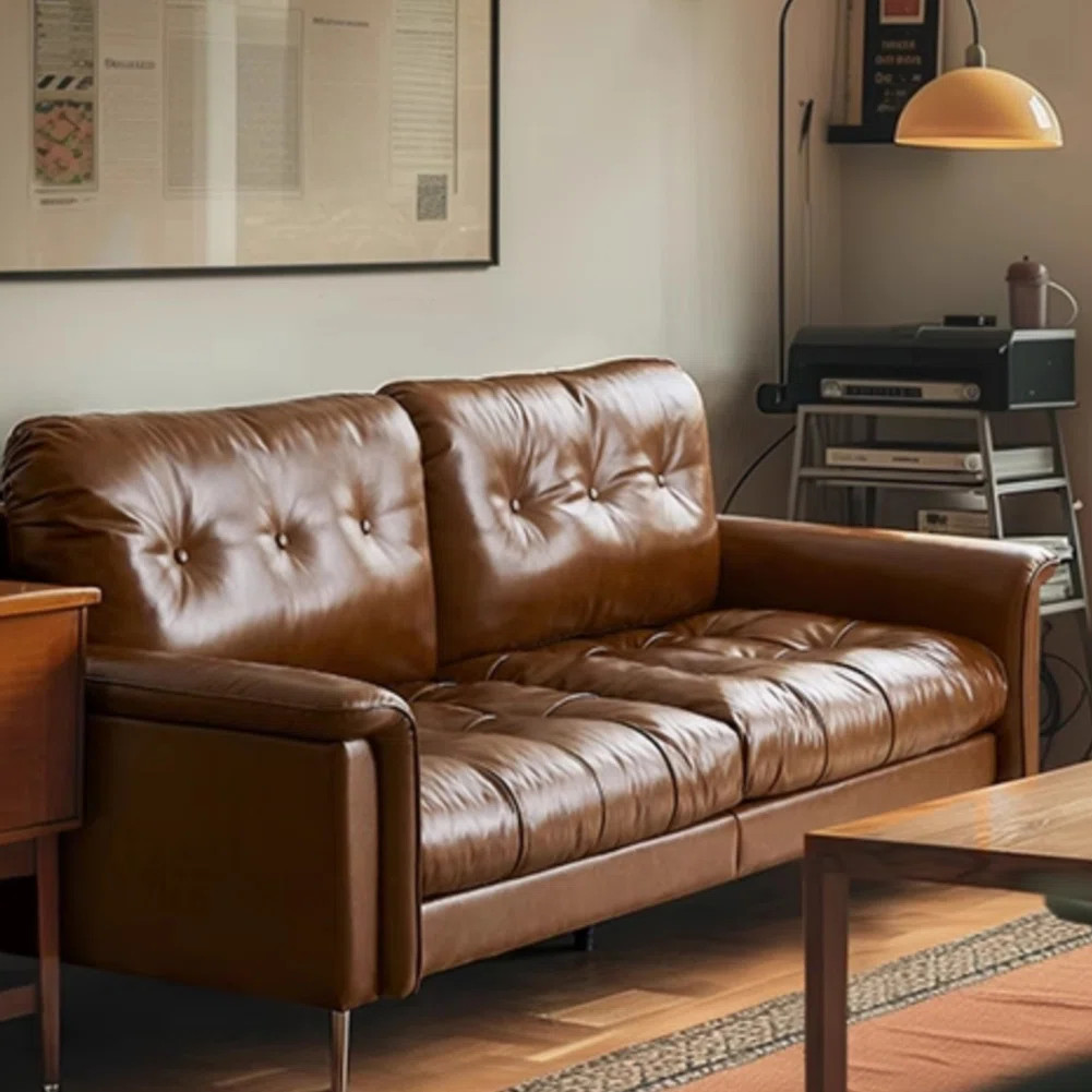 17 Stories Mid-Century Retro Straight Sofa | Wayfair | Wayfair North America
