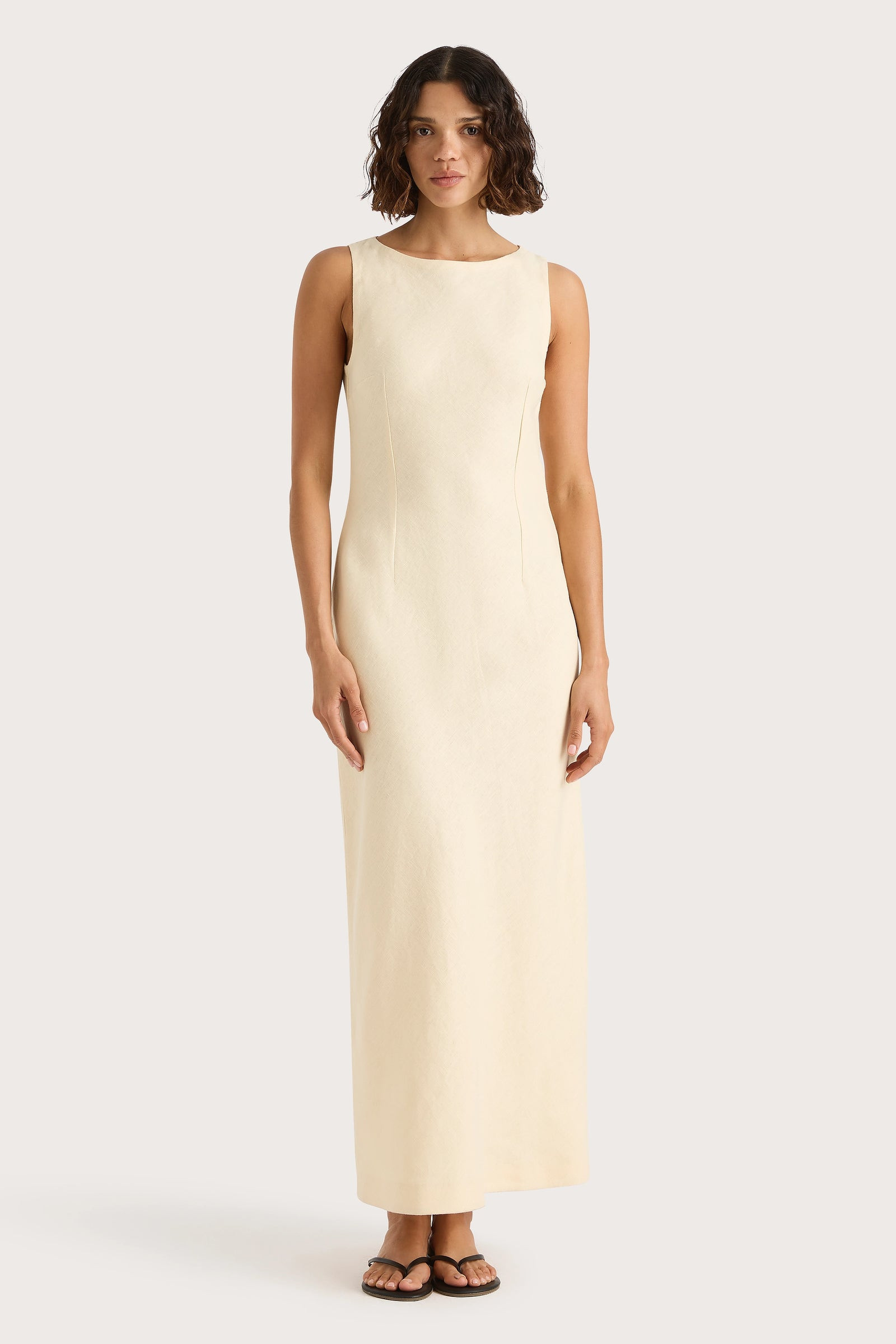 Lydie Maxi Dress Butter | Faithfull (AU)