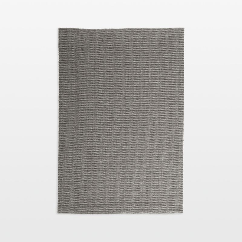 Sisal Grey Area Rug 5'x8' + Reviews | Crate & Barrel | Crate & Barrel