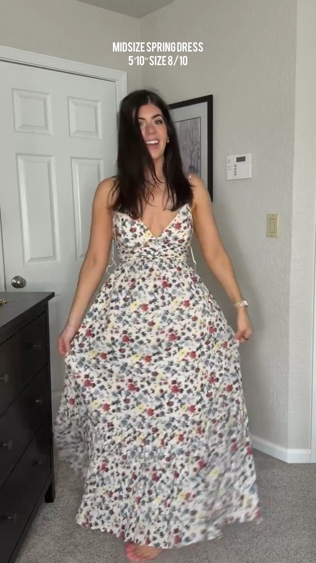 Realistic midsize spring dress! My favorite dress from last year is back- in a medium tall tie back dress 

Spring dresses, midsize dress, vacation, resort style, spring break, casual dress, easy outfit, midsize style 

#LTKOver40 #LTKMidsize #LTKTall