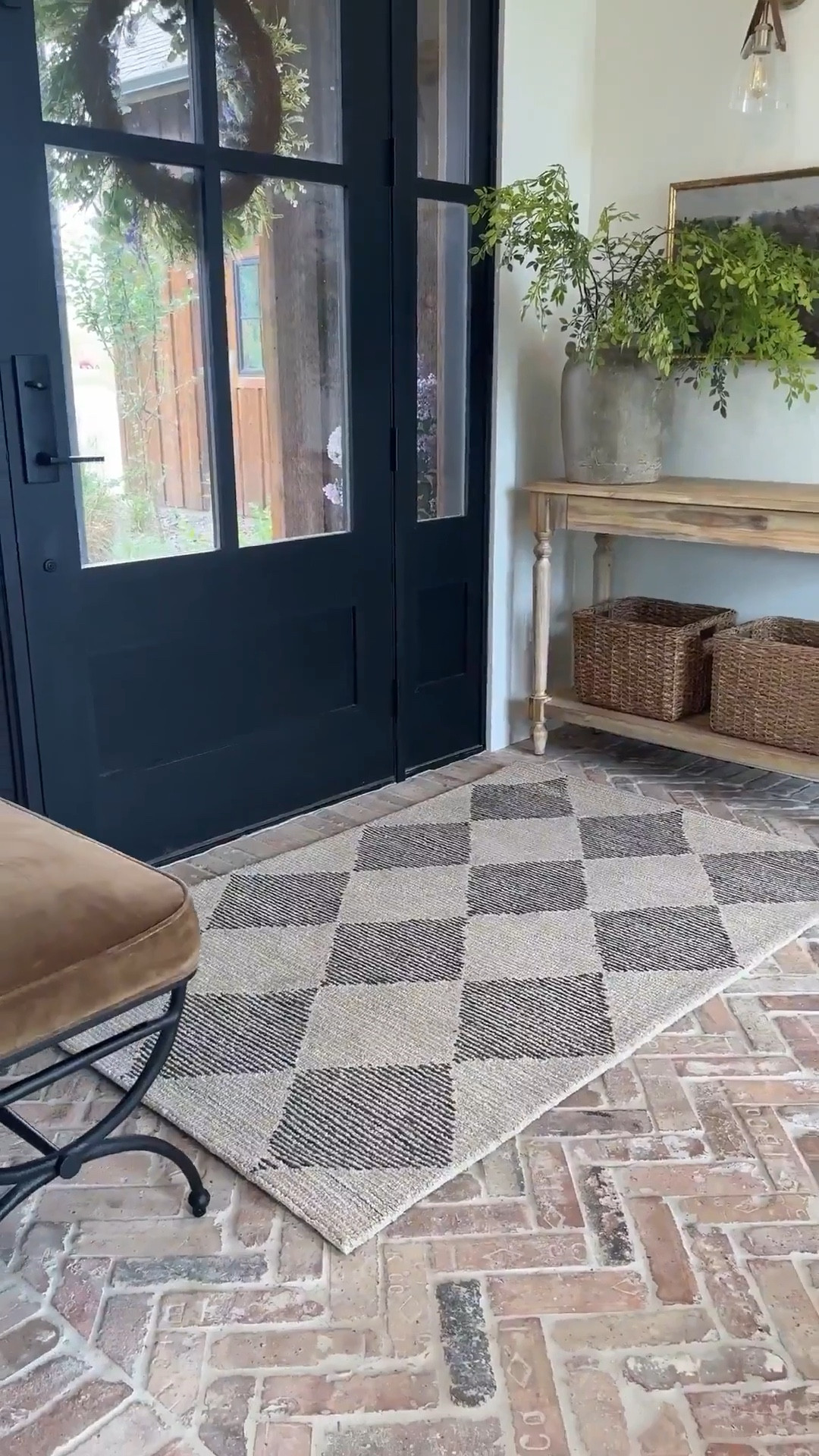 This checkered rug completely changed the feel of our foyer. It’s a neutral rug that works with everything, but the pattern adds just enough interest to elevate the space.

Follow my shop @rushtonhome on the @shop.LTK app to shop this post and get my exclusive app-only content! Don’t forget to turn on post notifications using the 🔔 to get first dibs! 

Follow @rushtonhome on Instagram and Pinterest for more home decor inspiration and affordable home finds! Are you looking for anything home related? You’re in the right place! At Rushton Home, I do: home decor, affordable, walmart, target, amazon, foyer decor inspiration, interior design

#LTKHome #LTKSaleAlert

#LTKHome #LTKmomlife #LTKmorningroutine