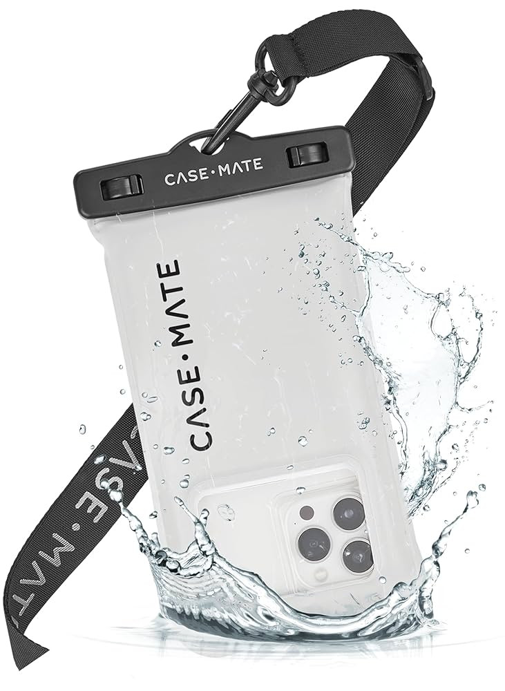 Case-Mate IP68 Waterproof Phone Pouch - Floating Waterproof Phone Case with Crossbody Lanyard - B... | Amazon (US)