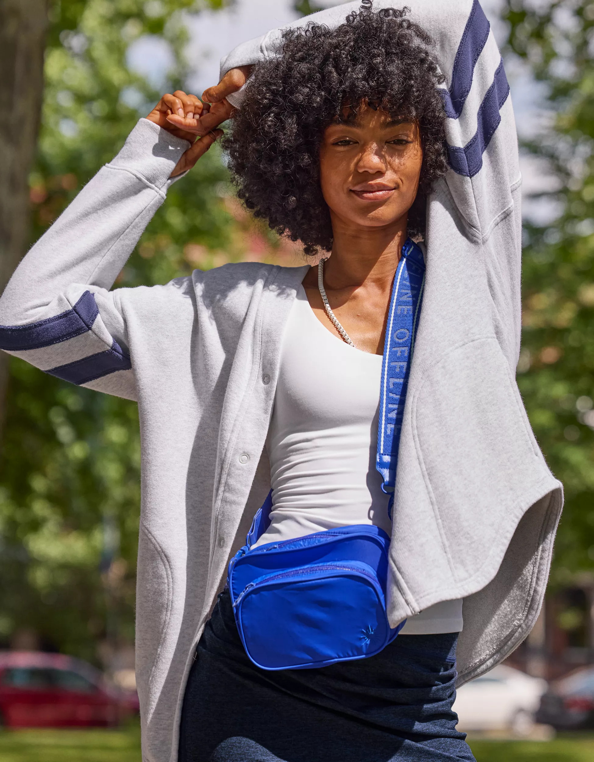 OFFLINE By Aerie Throw-back Long Sleeve Baseball Shirt | Aerie