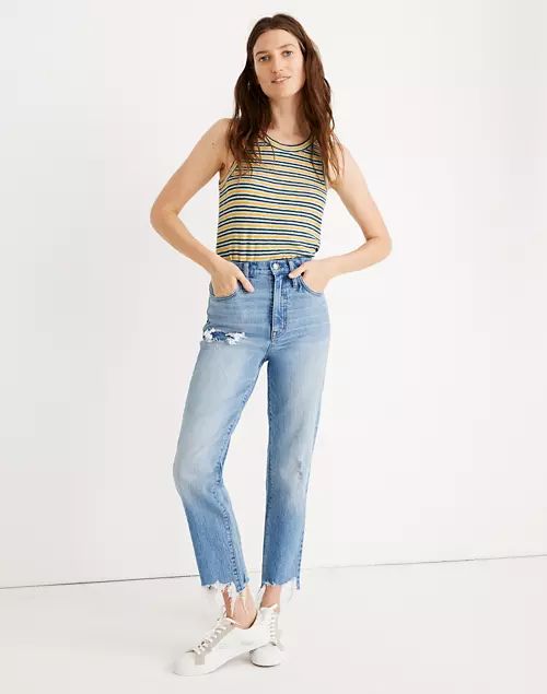 Classic Straight Jeans in Corrie Wash: Step-Hem Edition | Madewell