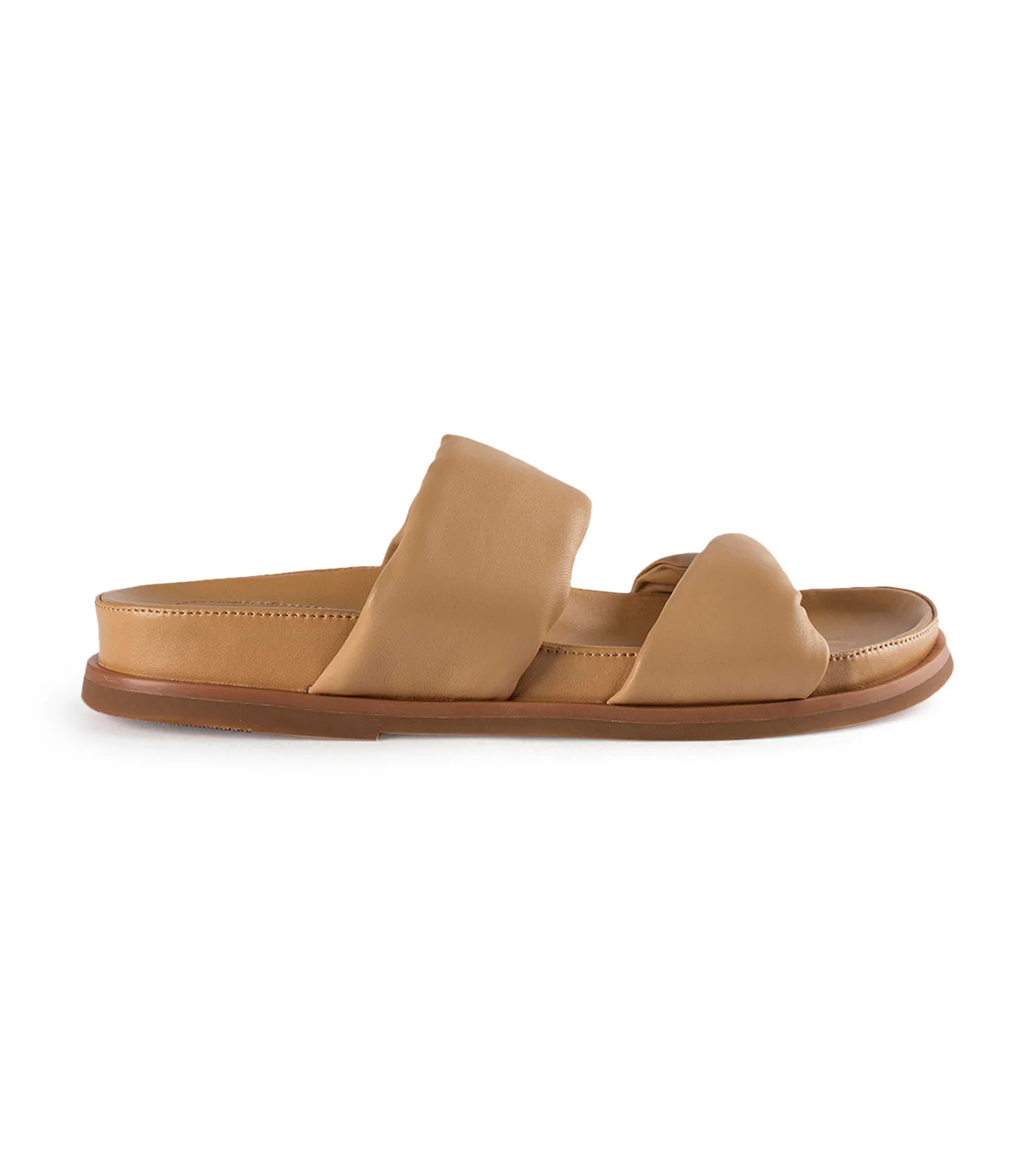 Henry  Honey Nappa Sandals | Tony Bianco US