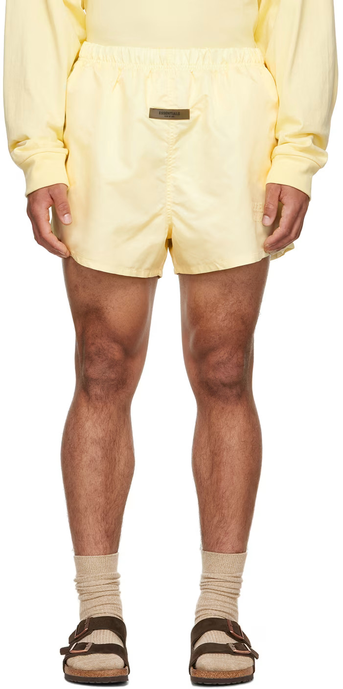 Yellow Nylon Shorts | SSENSE