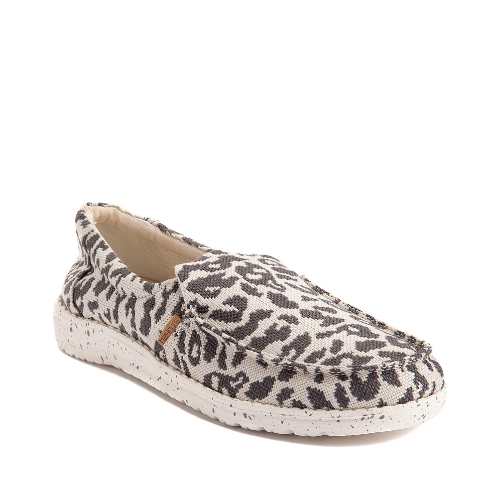 Womens Hey Dude Misty Slip On Casual Shoe - Gray Leopard | Journeys