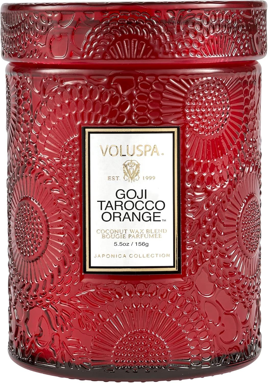 Voluspa Goji Tarocco Orange Candle | 5.5 Oz | Small Glass Jar with Glass Lid | All Natural Wicks ... | Amazon (US)