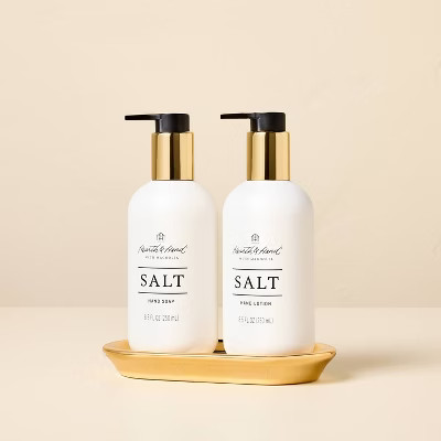 8.5 fl oz Salt Scented Hand Soap and Lotion Personal Care Gift Set 2pc - Hearth & Hand™ with Ma... | Target
