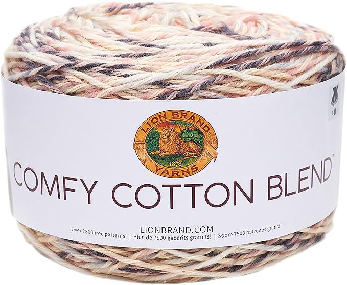 Lion Brand Yarn Comfy Cotton Blend Yarn, Chai Latte | Amazon (US)