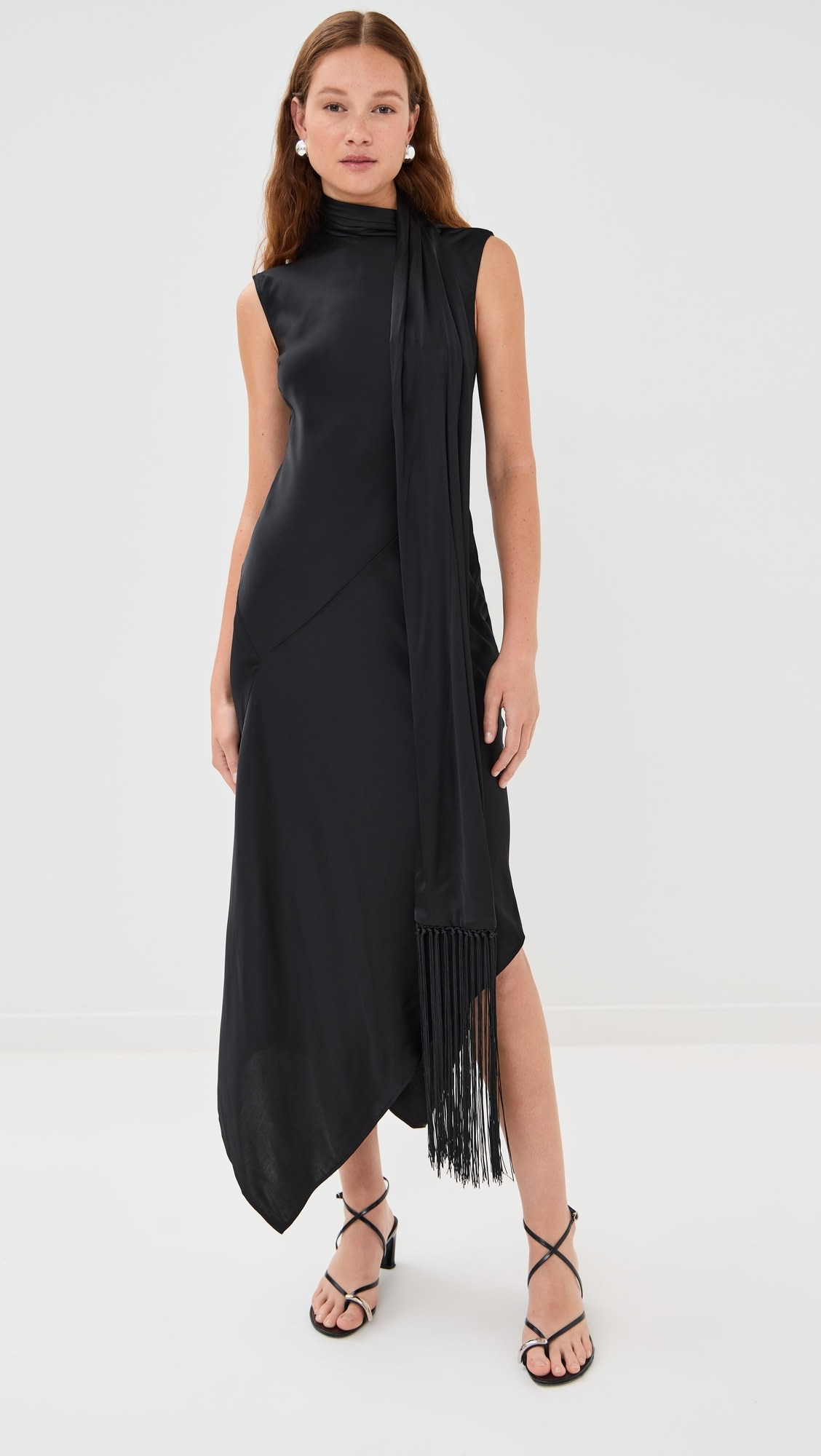 Viscose Soft Satin Tunic Dress | Shopbop