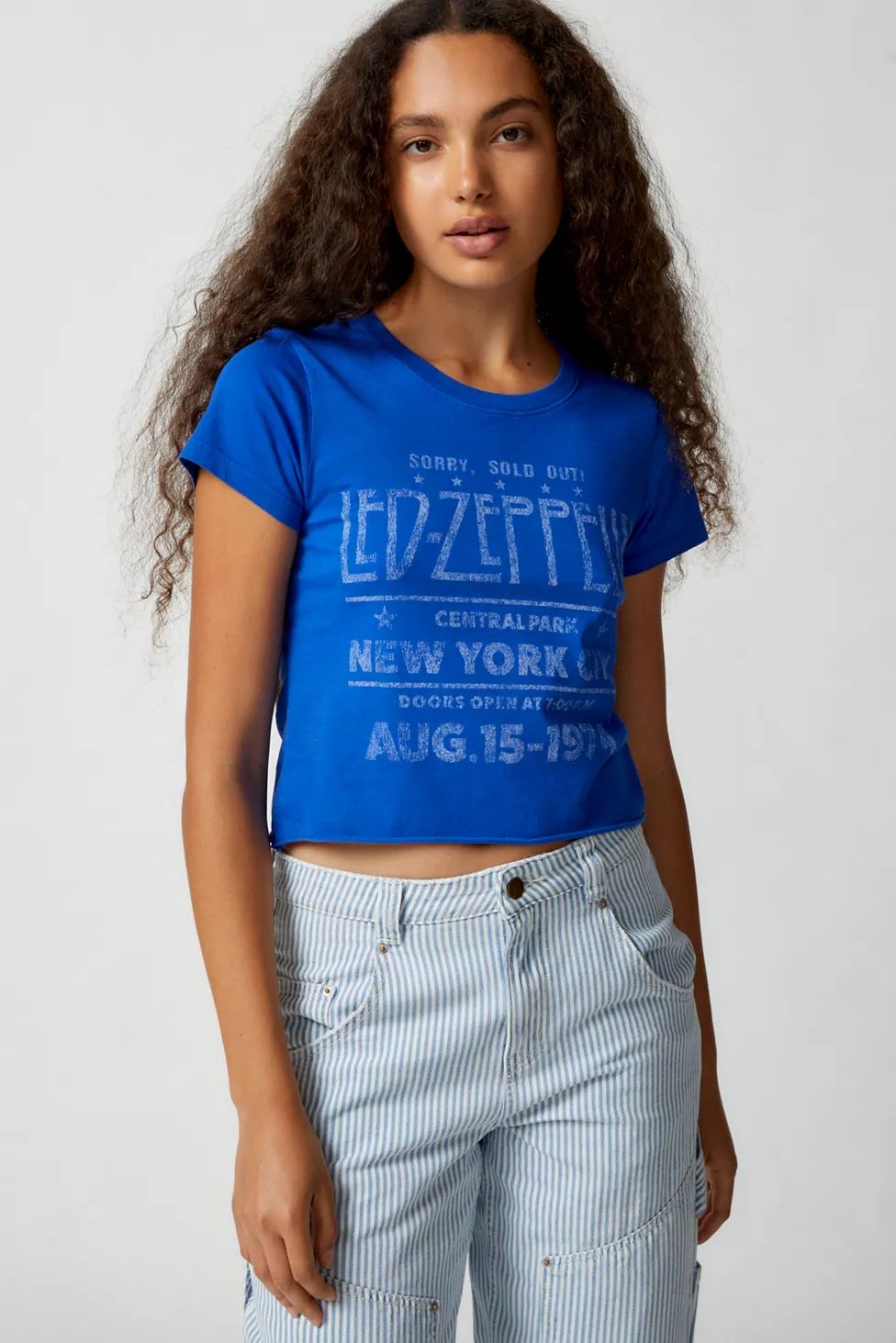 Led Zeppelin Concert Baby Tee | Urban Outfitters (US and RoW)