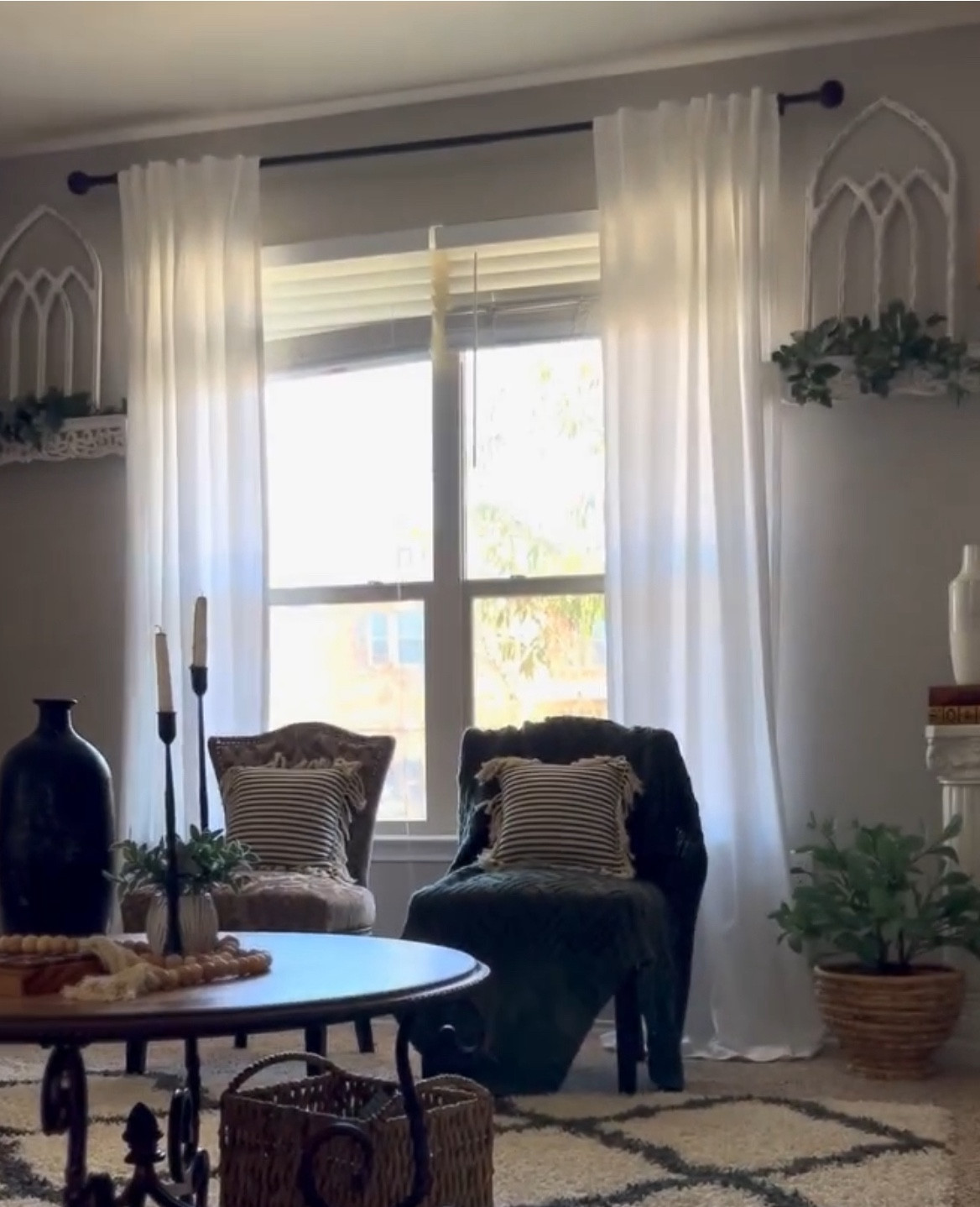 White curtains go with everything. I love the fabric of these; good quality.

#LTKhome
