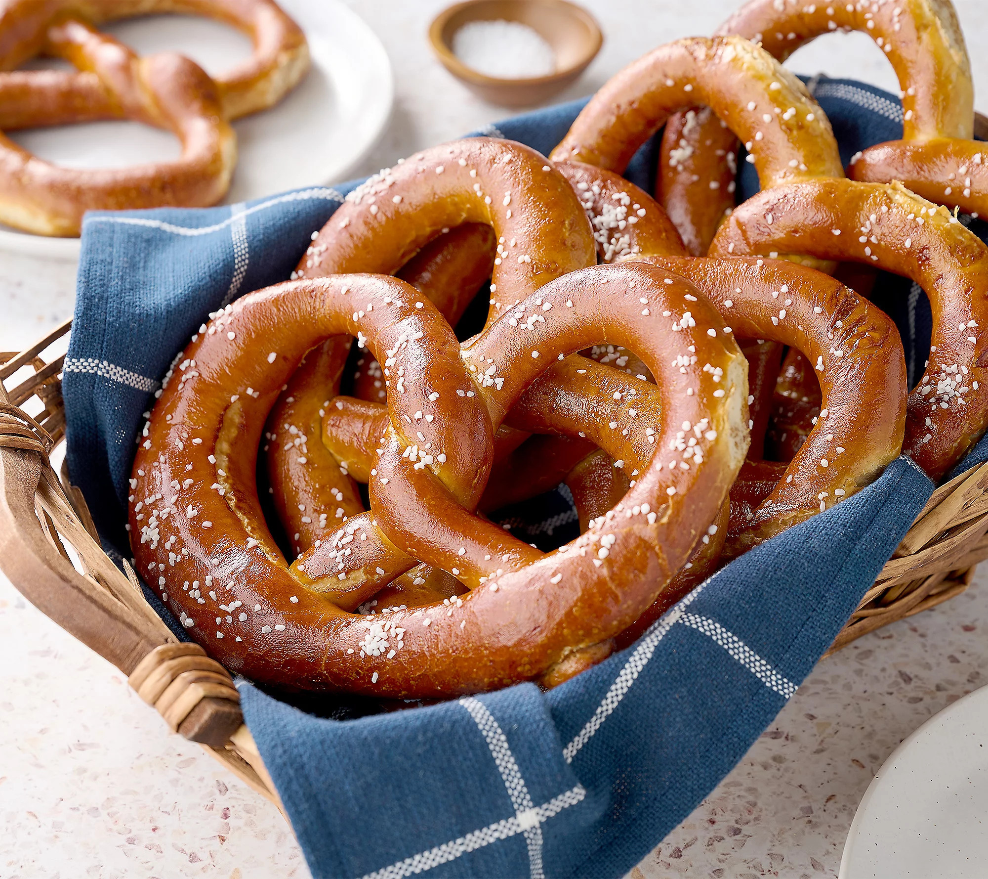 The Pretzel Co. (9) 6oz Individually Wrapped Soft Pretzels | QVC