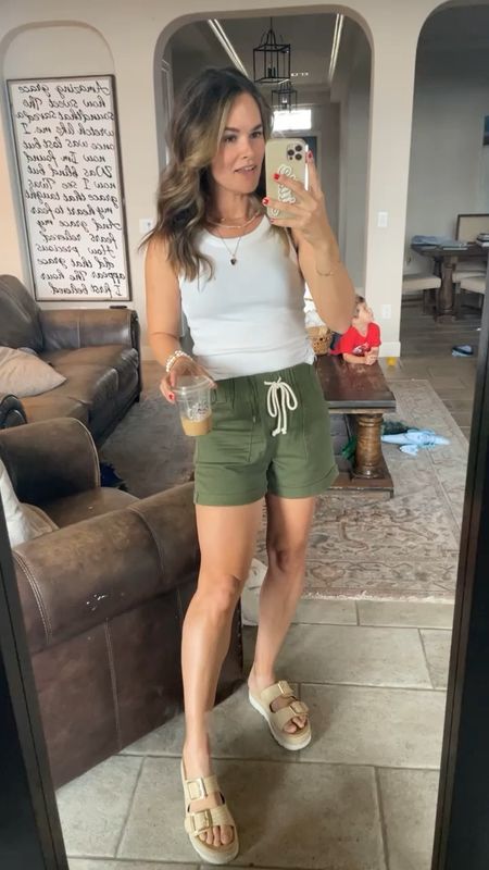 Like and comment “WALMART SHORTS” to have all links sent directly to your messages. I could not believe these shorts! So so good- love the fit, available in 5 colors and on clearance for $7 🤯💕
.
#walmart #walmartfinds #walmartfashion #momstyle #casualstyle #womensstyle #womensshorts 

#LTKStyleTip #LTKSaleAlert #LTKFindsUnder50