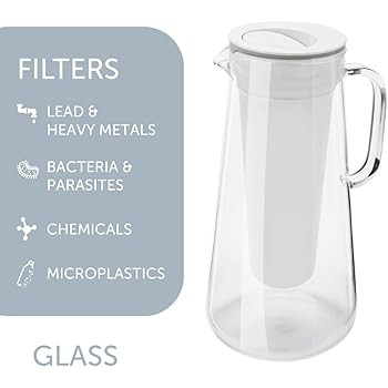 LifeStraw Home Water Filter Pitcher, Tested to Protect Against Bacteria, Parasites, Microplastics... | Amazon (US)