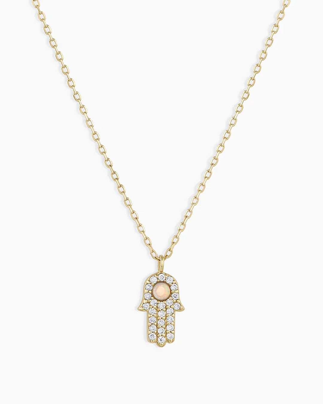 Diamond Hamsa Necklace | Gorjana