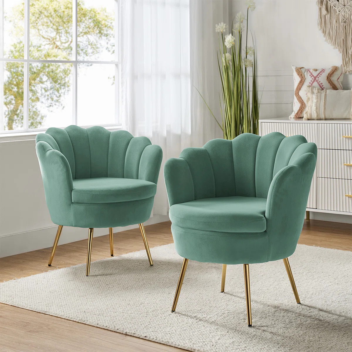 Hendrix Velvet Accent Chair | Wayfair North America