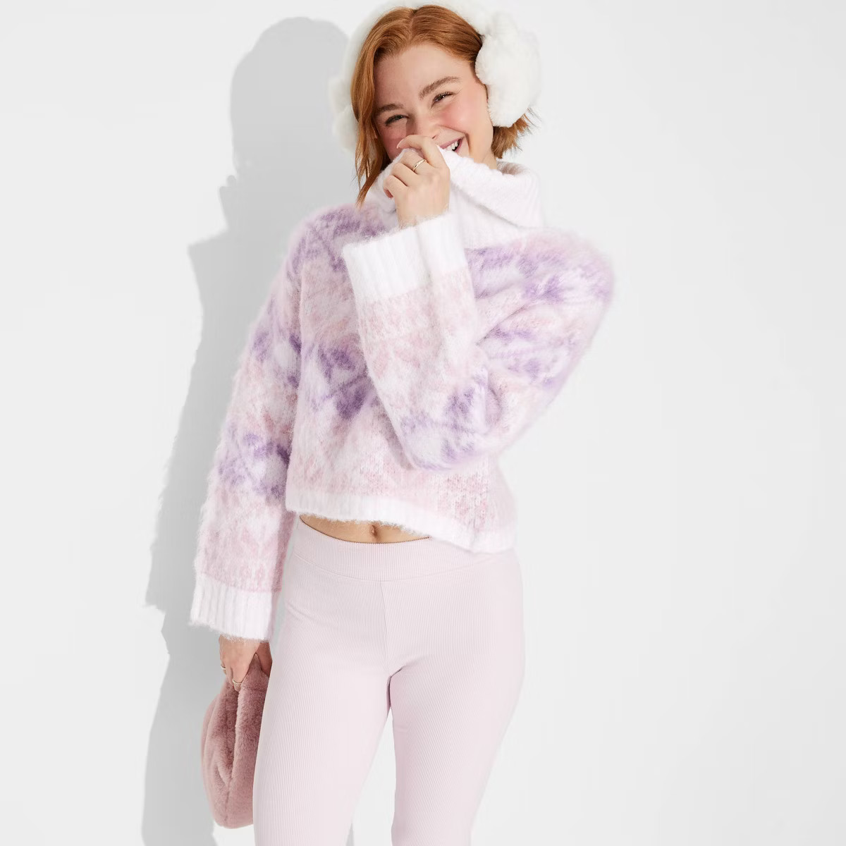 Women's Turtleneck Pullover Holiday Sweater - Wild Fable™ | Target