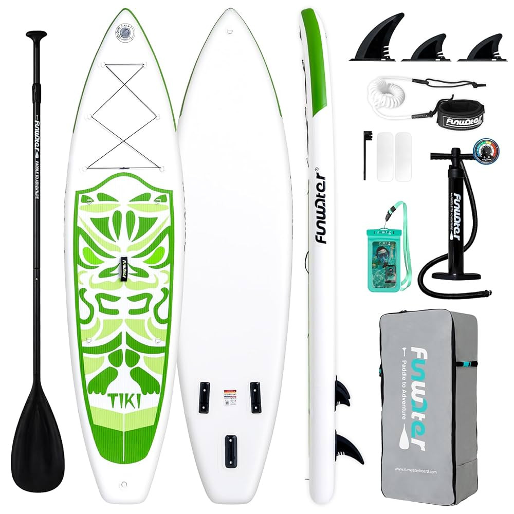 FunWater Inflatable Ultra-Light Stand Up Paddle Board for All Skill Levels with Premium SUP Paddl... | Amazon (US)