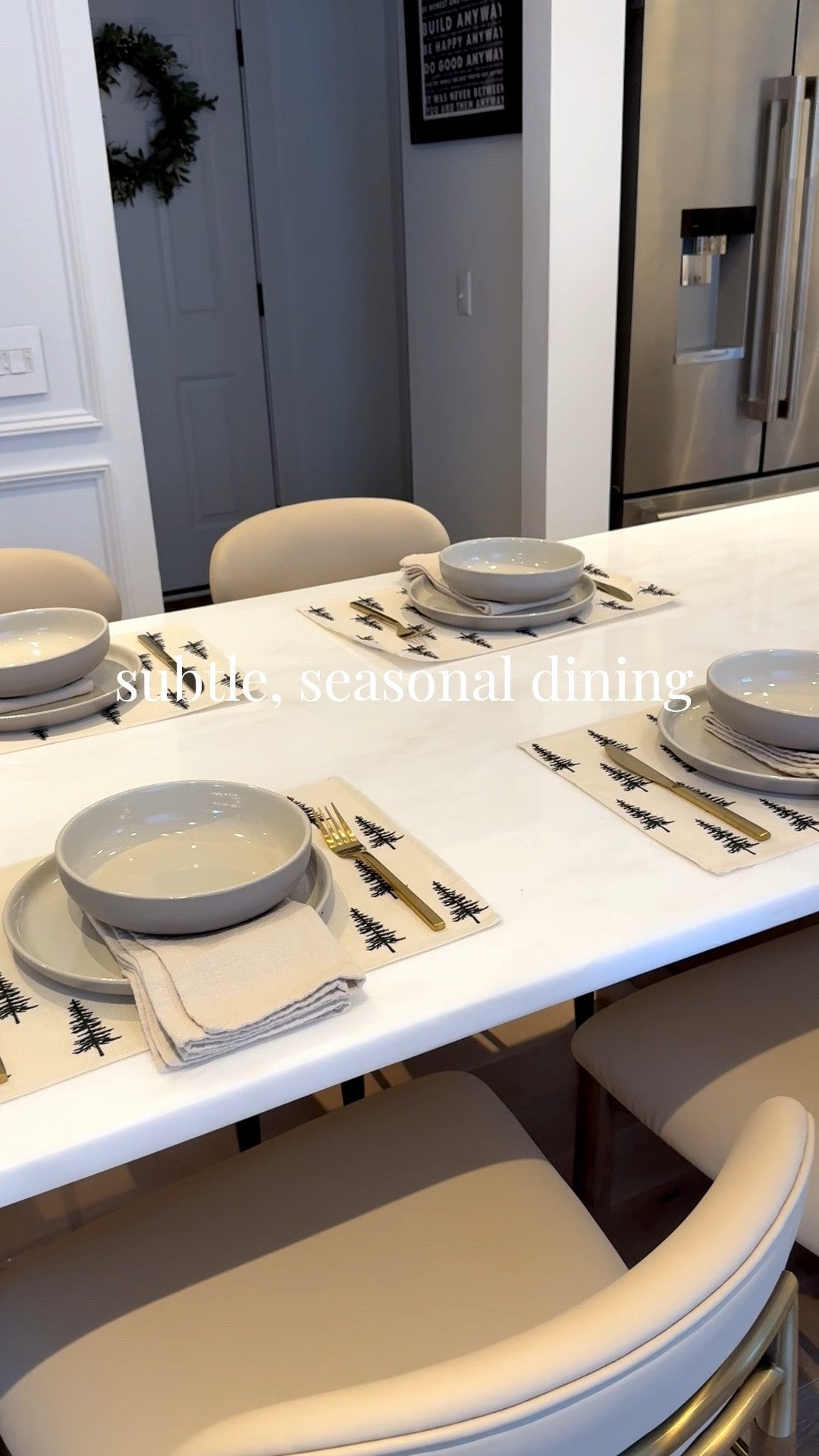 These placemats subtly signal the season in a neutral and elegant way

#LTKHome #LTKSeasonal #LTKHoliday