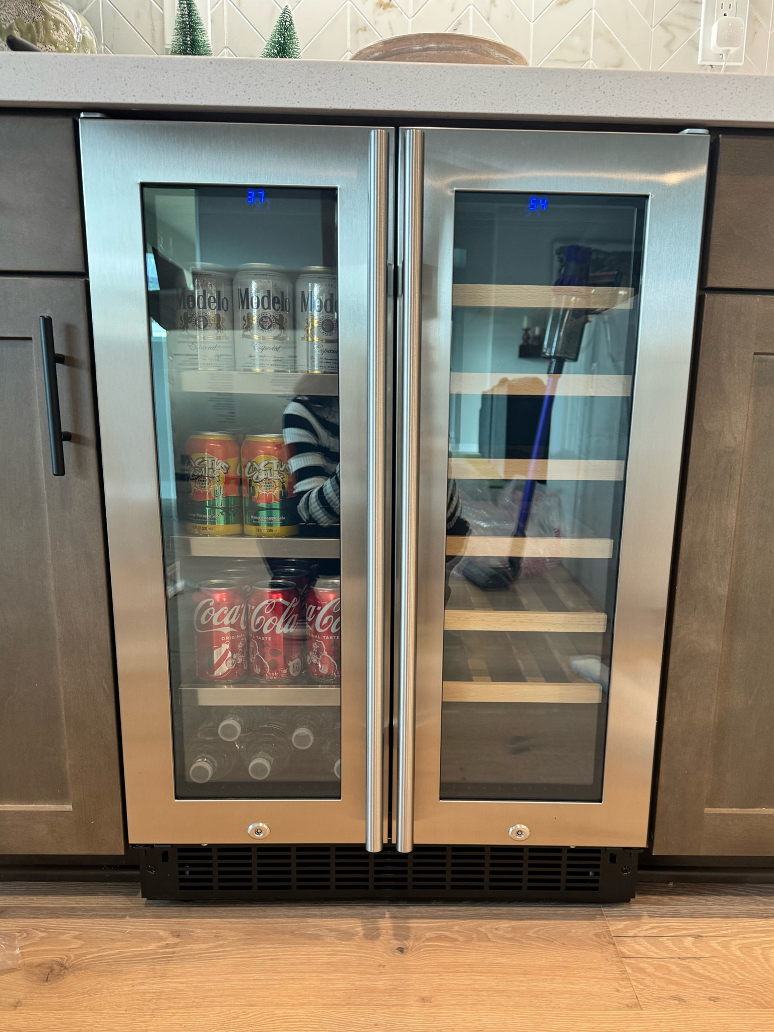 Dual zone wine and beverage mini fridge!

#LTKHome #LTKSaleAlert #LTKSeasonal