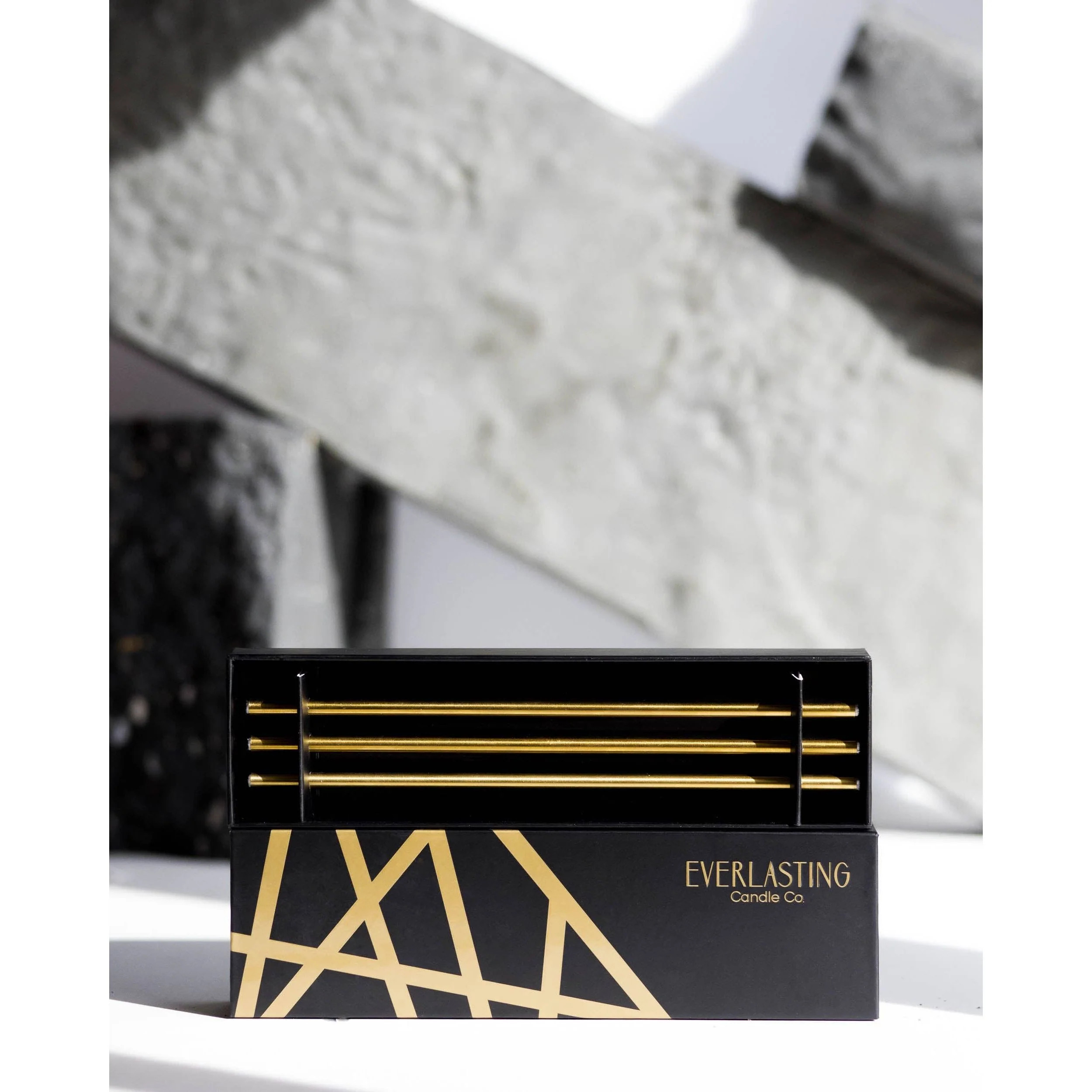 Gold Everlasting Candle – Reusable Steel Candles | Outrageous Interiors + Design