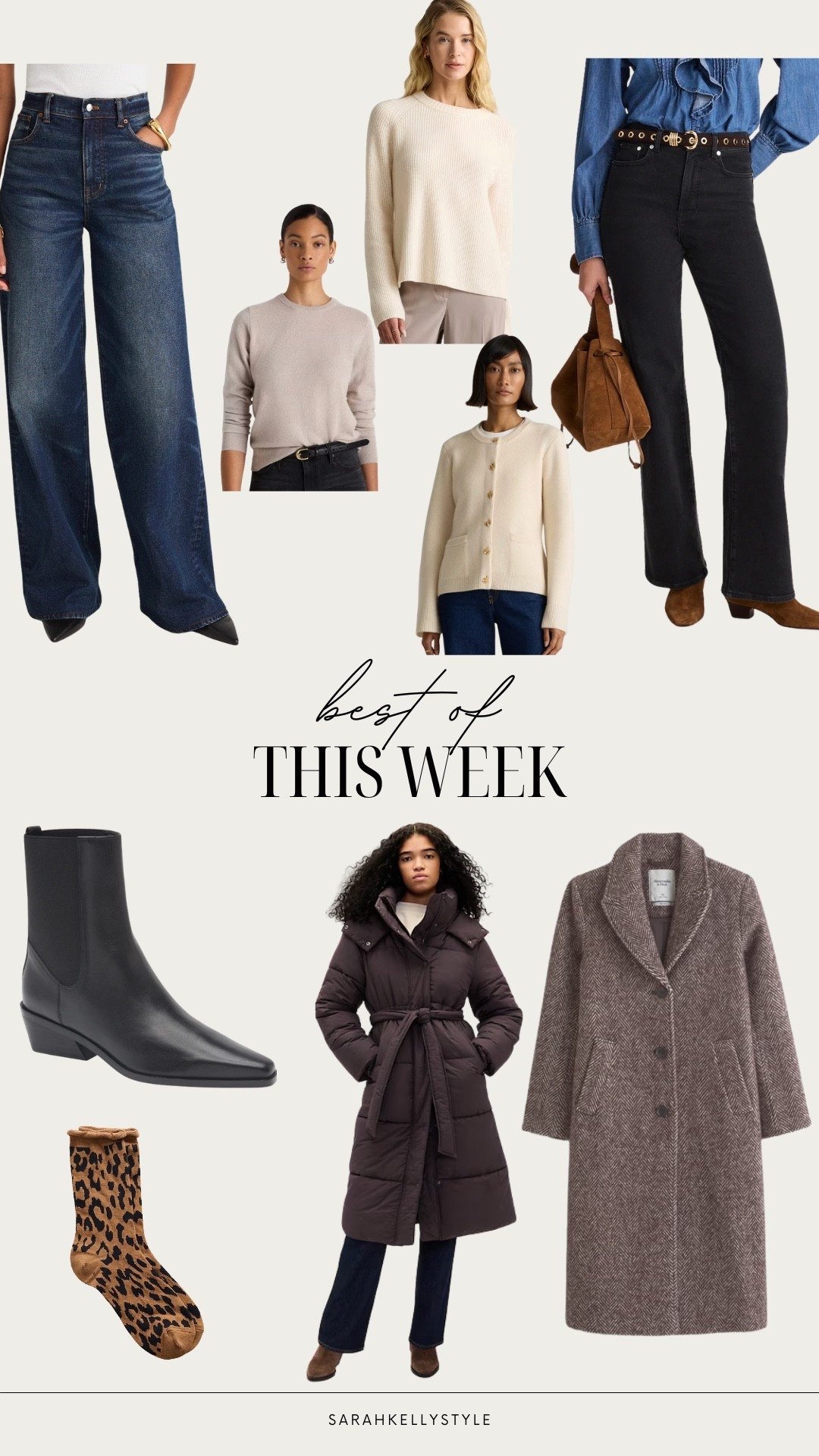 Our favorites this week! From capsule cashmere sweaters to the perfect jeans!
Love your guys taste!

#LTKHoliday #LTKOver40 #LTKSeasonal