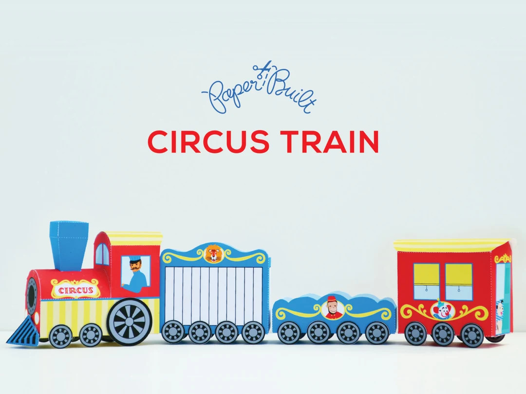 Circus Treat Train - Favor Box, Cupcake Box, Cakepop Box, Circus Party, Circus Birthday, Party Ce... | Etsy (US)