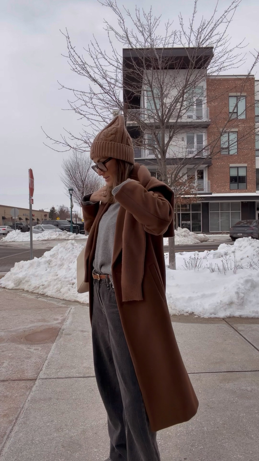 POV: the winter outfit formula that works 🖤🤎 comment WINTER UNIFORM and I’ll send you links to shop!

Slouchy featherweight jeans fits large, size down, cashmere sweater size small, wool coat small , cable knit beanie, lug boots, winter chic outfit 

#LTKootd #LTKOver40 #LTKgrwm