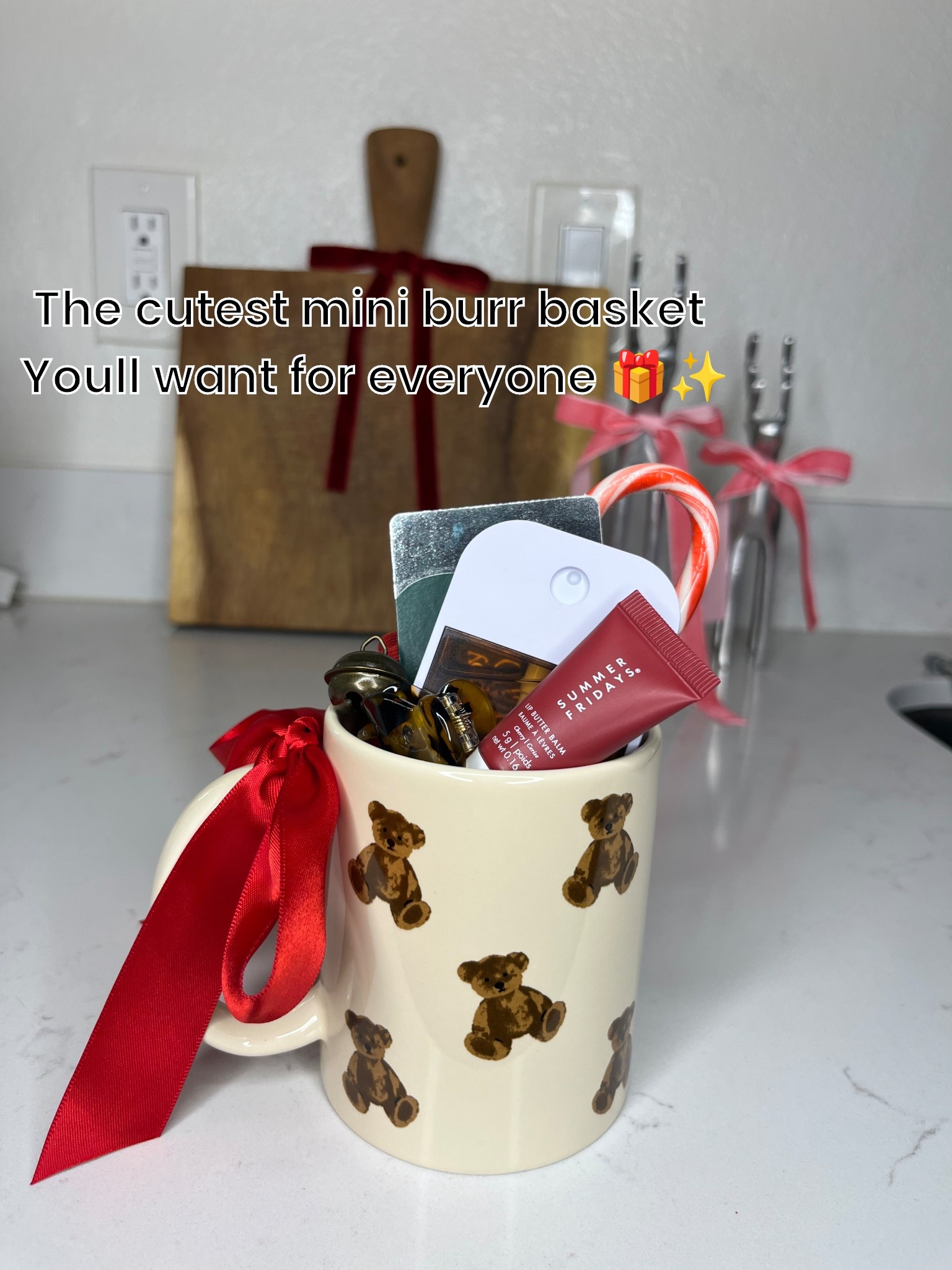 Mini burr mugs, maximum cuteness! 🐻💖 I filled this little burr basket with cozy goodies — lip balm, candy, gift card & tiny surprises. Perfect for Secret Santa, stocking stuffers, or just because gifts. Affordable, aesthetic, and totally giftable! 🎄✨


#MiniBurrBasket #CuteGifts #CozyGifts #StockingStufferIdeas #GiftBasketLove

#LTKFindsUnder50 #LTKStyleTip #LTKSeasonal