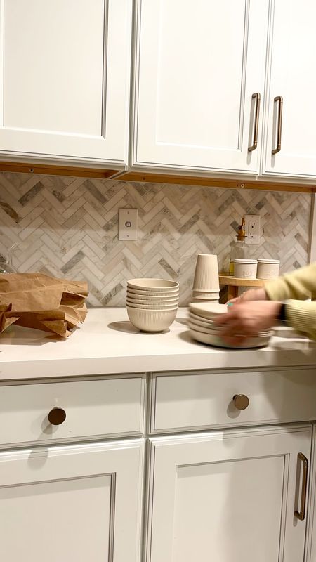 These are the perfect kid dishes!! I love this neutral color for my kitchen.

We needed something that wouldn’t shatter when dropped. I wanted something kid-proof and aesthetically pleasing!! 

#LTKVideo #LTKhome #LTKfindsunder50