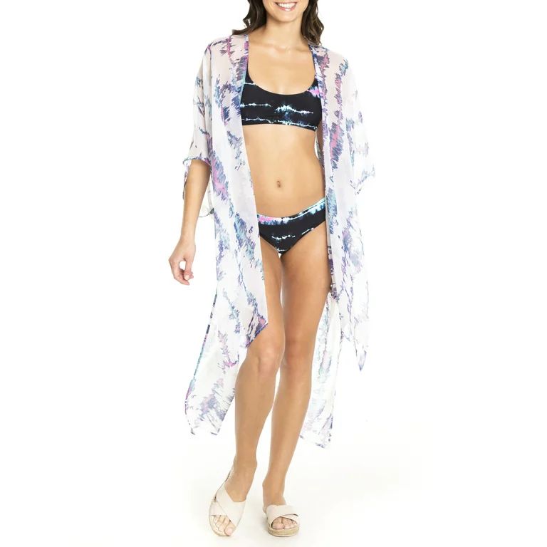 Cyn & Luca Juniors' Night Vibe Kimono Swimsuit Cover-Up | Walmart (US)