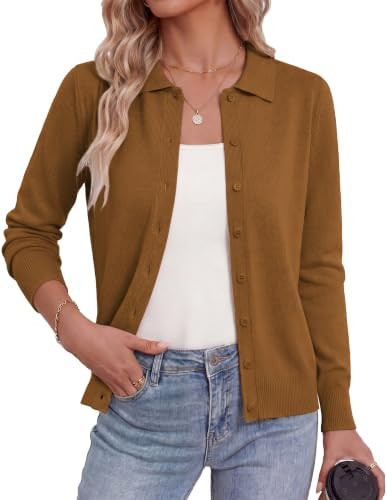 GRACE KARIN Cardigan Sweaters for Women Lightweight Long Sleeve Cardigans | Amazon (US)