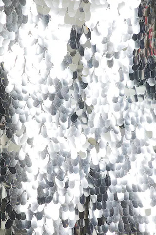 Leon Sequin Blazer in Satellite Silver | Revolve Clothing (Global)