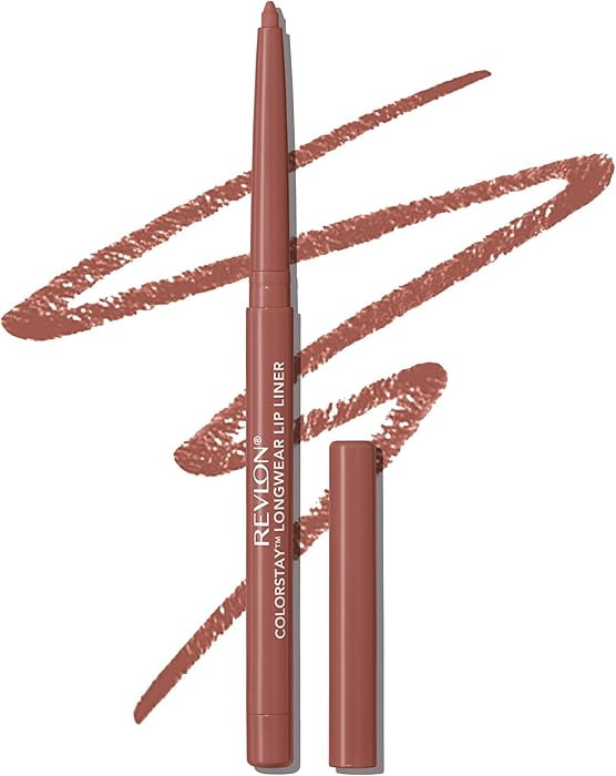 Revlon Colorstay Lip Liner Makeup with Built-in-Sharpener, Longwear Rich Colors, Smooth Applicati... | Amazon (US)