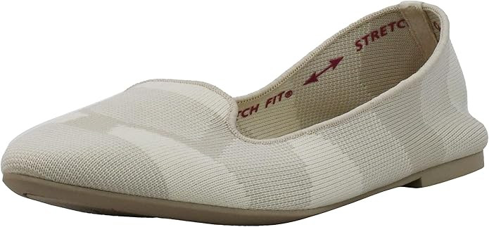 Skechers Women's Cleo-Sherlock-Engineered Knit Loafer Skimmer Ballet Flat | Amazon (US)