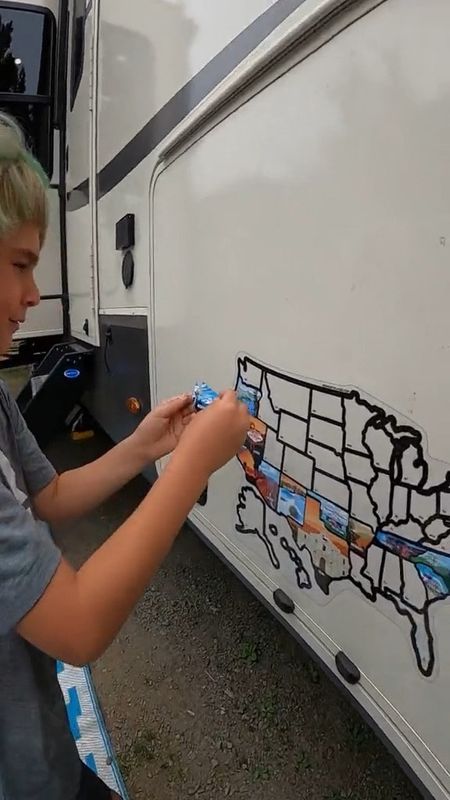 We use this travel map on our camper to keep track of all of the states we have visited in our RV, found it on Amazon 

#LTKhome #LTKtravel