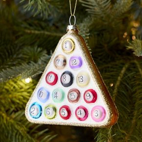 Glass Pool Balls Ornament | West Elm (US)