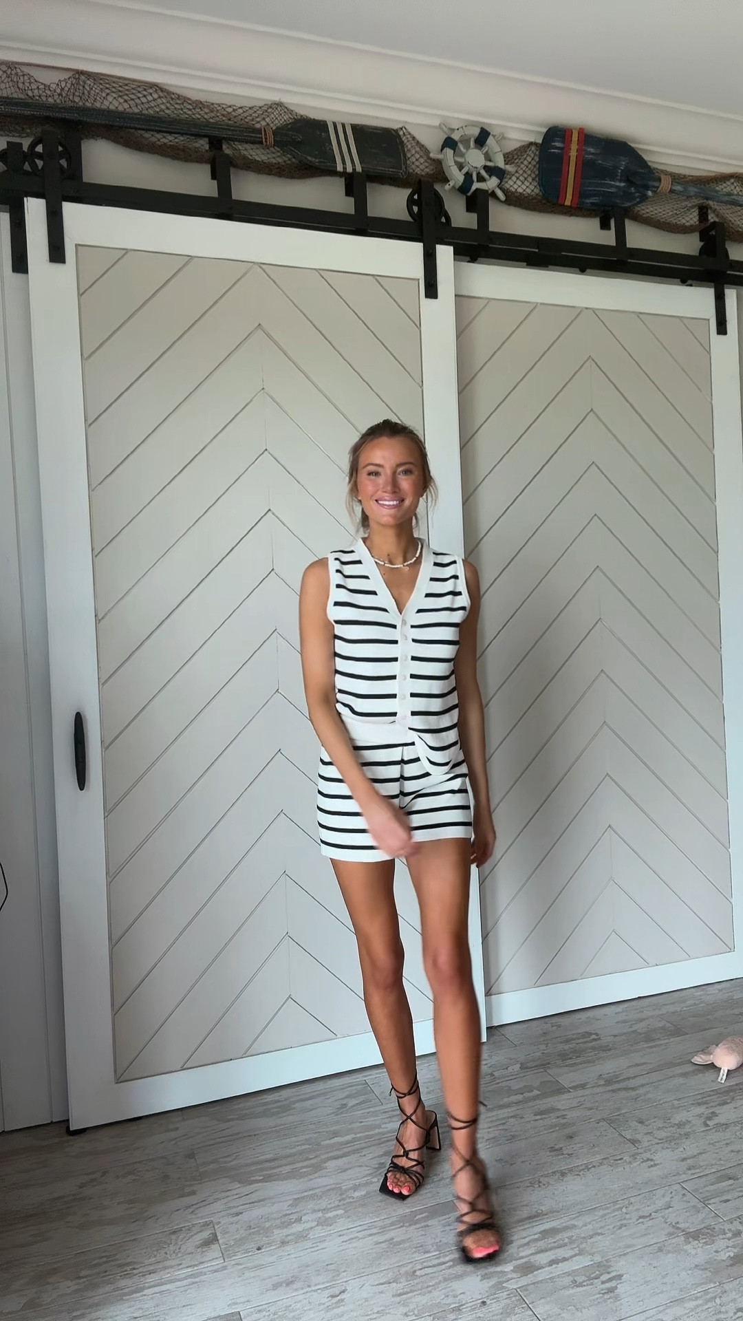 Amazon summer two piece striped knit set, old money aesthetic 

#LTKVideo #LTKFindsUnder50